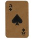 Emblemat Ace of Spades Laser BLACK/COYOTE