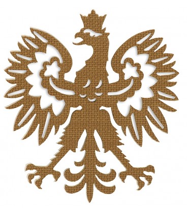 Emblemat orzeł Polski czarny M-TAC