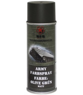 FARBA wojskowa w sprayu 400ml olive MFH