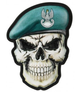 Emblemat na rzep czacha w berecie Wojsk Pancernych M-TAC