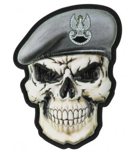 Emblemat na rzep czacha w berecie Wojsk Pancernych M-TAC