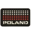 Emblemat Poland + flaga CZARNA M-TAC