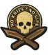 Emblemat No Knife-No Life OLIVE