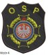 Emblemat naramienny Straż OSP