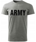 T-SHIRT koszulka ARMY SZARA
