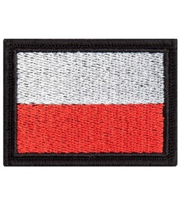 Naszywka Flaga Polski 55/38 biało-czerwona KOLOR